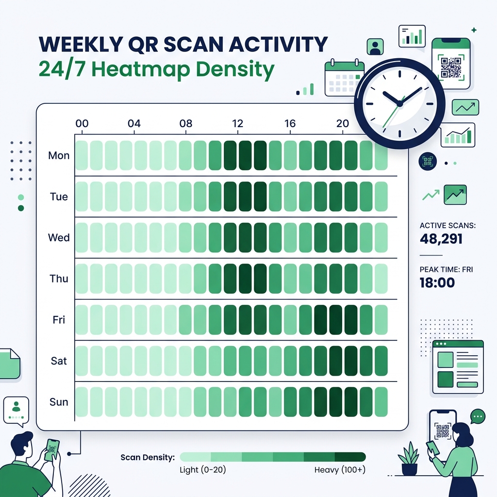 QR Weekly Scan Heatmap