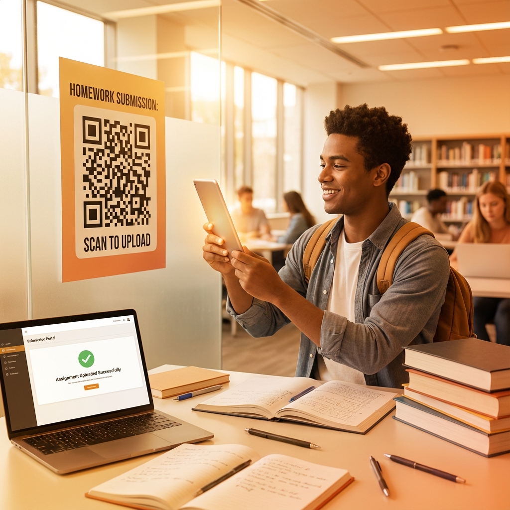 Assignment QR Code - Submit Work