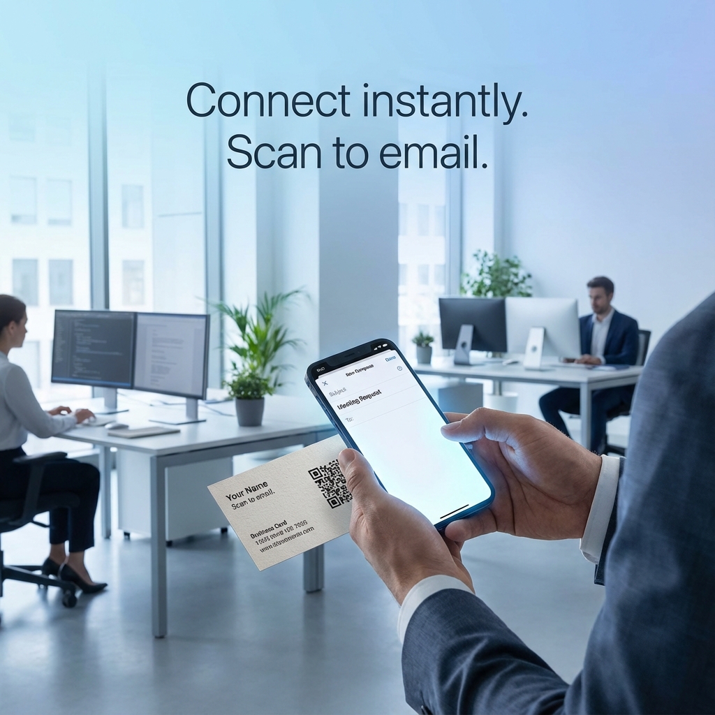 Email QR Code - Scan to send pre-filled emails instantly